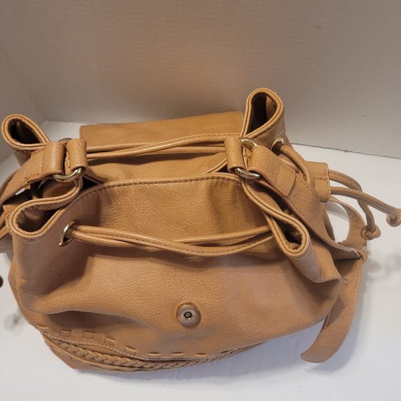 Just Fab Womens Shoulder Crossbody Handbag Faux - Picture 3 of 7